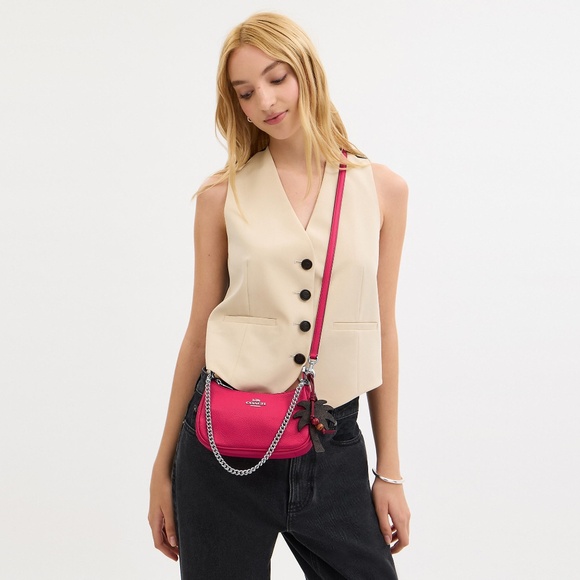 Teri Mini Crossbody Bag With Palm Tree Charm - Picture 4 of 10